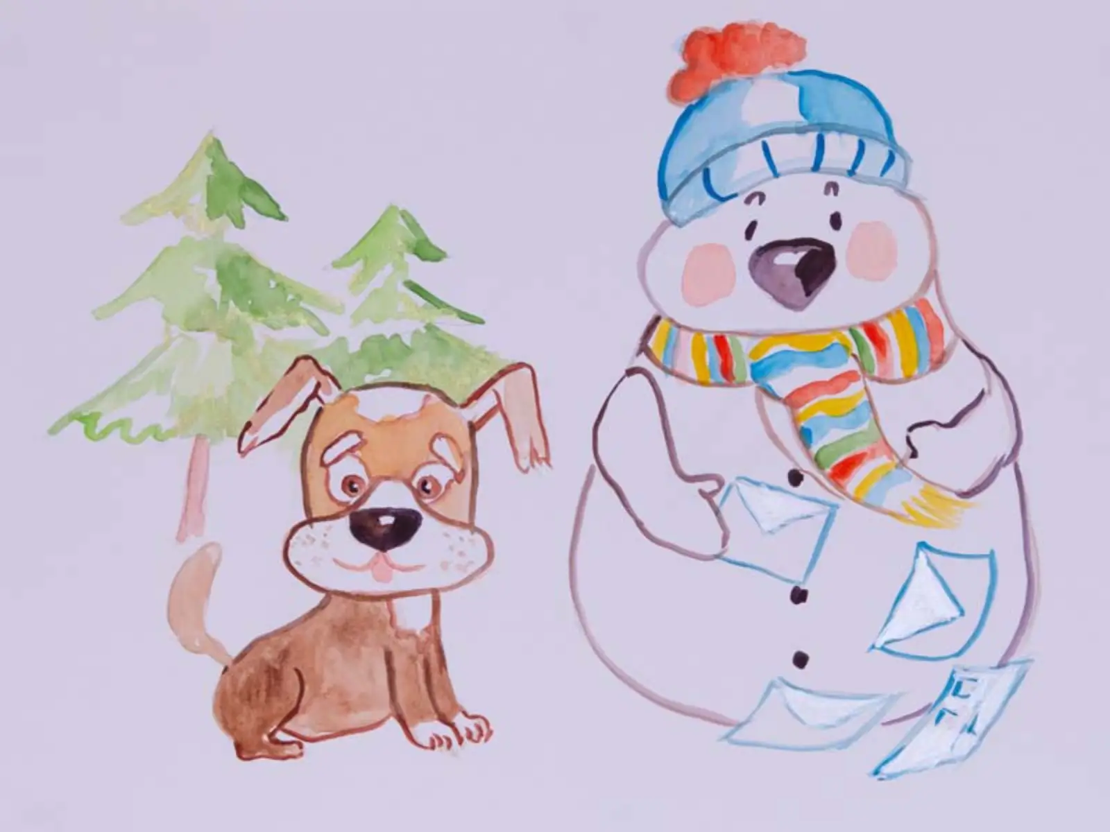 A hóember és a kiskutya